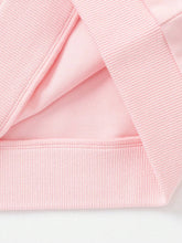 Balabala Balabala Girls' Soft Pink Hoodie, Trendy Floral Soft Sweatshirt For Girl